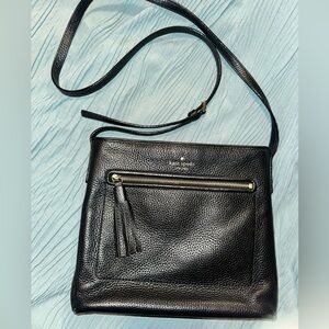 Kate Spade Black Leather Crossbody Bag